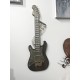 Déco murale musique : Guitare, Bois & Métal, H 83 cm