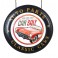 Enseigne murale métal : Open Car Sales & Auto Parts, H 60 cm