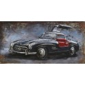 Tableau sur Métal 3D : Mercedes 300 SL Papillon, L 120 cm