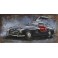 Tableau sur Bois & Métal 3D : Mercedes 300 SL Papillon, L 120 cm