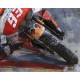 Tableau sur Bois & Métal 3D : La Moto Ducati, L 120 cm