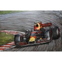 Tableau sur Bois & Métal 3D : Formule 1 Ferrari, L 120 cm