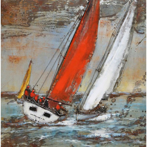 Tableau Métal Bateau