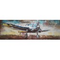 Tableau sur Métal 3D XL : L'avion de combat Spitfire, L 180 cm