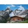 Tableau sur Bois & Métal 3D : Le chalet suisse, L 120 cm