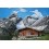 Tableau Métal 3D : Chalet Montagnard dans les alpages, L 120 cm