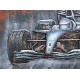 Tableau sur Métal 3D : Formule 1 Mercedes-Mc Laren, L 120 cm