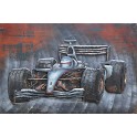 Tableau sur Métal 3D : Formule 1 Mercedes-Mc Laren, L 120 cm