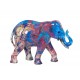 Statuette Eléphant Design : Modèle Blue Elephant, H 16 cm