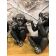 Set 3 Singes de la sagesse, Collection Jungle, H 14 cm