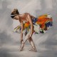 Tableau Danseuse : Ballerine multicolore, H 80 cm