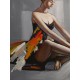 Tableau Danseuse : Ballerine multicolore 3, H 100 cm