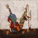 Tableau Design Musique : Concerto Colorato, H 100 cm
