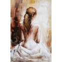 Tableau moderne Femme : Dos nu, H 120 cm