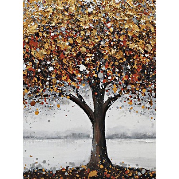 Tableau arbre de vie étroit - 120 x 60 cm