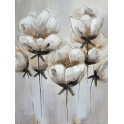 Tableau Design floral : Eclosion, H 80 cm
