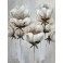 Tableau Design floral : Eclosion, H 80 cm