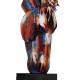 Décoration Animal en métal design : Tête de Cheval, Hauteur 70 cm