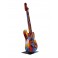 Sculpture Musique Fer : La guitare, Finition Multicolore, H 78 cm