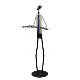 Sculpture Musicien Fer : Le Pianste, Coll. Jazz Art, H 40 cm