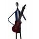 Sculpture Musicien Fer : Le Guitariste, Coll. Jazz Art, H 41 cm