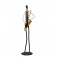 Sculpture Musicien Fer : Le Saxophoniste, Coll. Jazz Art, H 41 cm