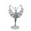 Statuette Design XXL : Danseuse en robe & Ruban 2, Collection Silver Line, H 59 cm