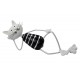 Statuette fer : Le chat allongé, Collection Fun Cats, L 34 cm