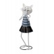 Statuette fer : Le chat allongé, Collection Fun Cats, L 34 cm