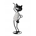 Statuette fer : Le Chat amical, Collection Fun Cats, H 35 cm