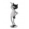 Statuette fer : Le Chat amical, Collection Fun Cats, H 35 cm