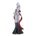 Statuette Design : Femme & Enfant, Collection Red Scarf, H 37 cm