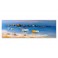 Tableau moderne Marine : Soleil en Bleu marine, L 150 cm