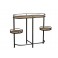 Console industrielle à plateaux, Modèle Baxter, L 81 cm