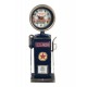 Horloge Station Essence rétro en métal, Rouille, H 36 cm