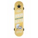 Déco murale Bois : Planche de Skateboard vintage, Mod Jaune, H 80 cm