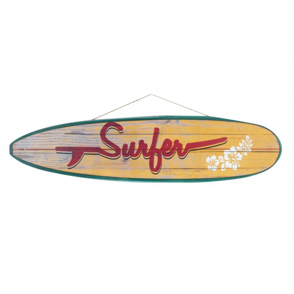 Décoration Planche de Surf Majorque Happy Hour 60 cm Baléares planche de surf pour accrocher Lounge 