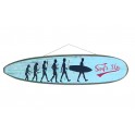 Déco murale Surf XL : Modèle Surf évolution, L 80 cm
