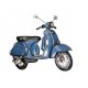 Dko Plaques : Le scooter old school bleu, L 73 cm
