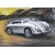 Tableau Peint Métal 3D : Rétro Car Porsche 9356, L 120 cm