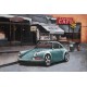 Tableau Peint Métal 3D : Rétro Cars Porsche 911, L 120 cm