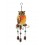 Suspension Cloches : Grande Chouette, Modèle Kolor Orange, H 58 cm