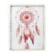 Tableau bois attrape-rêves : Free Spirit, H 40 cm