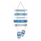 Suspension murale Bois : Happiness is Beach, H 80 cm