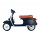 Déco murale métal : Scooter Vespa, Rouge, L 78 cm