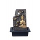 Fontaine intérieure : Bouddha 4 Vasques, Coll. Zentrends, 40 H cm