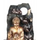 Fontaine intérieure : Bouddha Rideau d'eau, Coll. Zentrends, 40 H cm