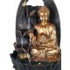 Fontaine intérieure : Bouddha 4 Vasques, Coll. Zentrends, 40 H cm