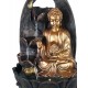 Fontaine intérieure : Bouddha Lotus 3 Vasques, Coll. Zentrends, 40 H cm