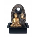 Fontaine intérieure : Bouddha 4 Vasques, Coll. Zentrends, 40 H cm